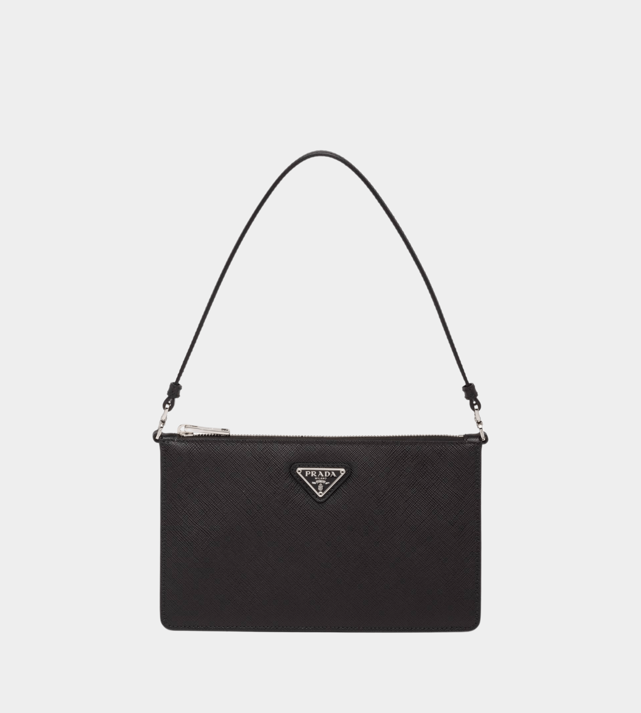 Prada Saffiano Lux Mini Bauletto Bag - Black Mini Bags, Handbags -  PRA214039